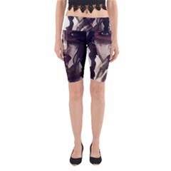 Femininely Badass Yoga Cropped Leggings by sirenstore