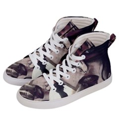 Femininely Badass Men s Hi-top Skate Sneakers by sirenstore