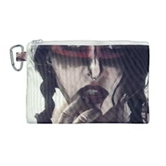 Femininely Badass Canvas Cosmetic Bag (large)