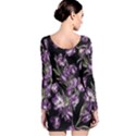 Purple Tulip Long Sleeve Bodycon Dress View2