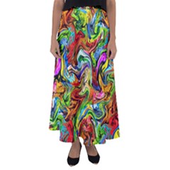 Pattern-21 Flared Maxi Skirt by ArtworkByPatrick