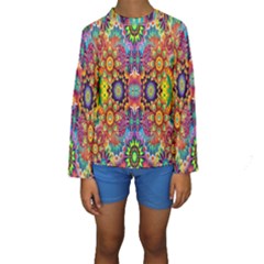 Artwork By Patrick-pattern-22 Kids  Long Sleeve Swimwear by ArtworkByPatrick