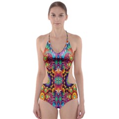 Artwork By Patrick-pattern-22 Cut-out One Piece Swimsuit by ArtworkByPatrick