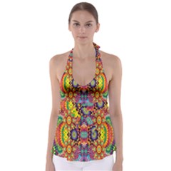 Artwork By Patrick-pattern-22 Babydoll Tankini Top by ArtworkByPatrick