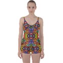 ARTWORK BY PATRICK-Pattern-22 Tie Front Two Piece Tankini View1