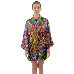 Artwork By Patrick-pattern-22 Long Sleeve Kimono Robe by ArtworkByPatrick