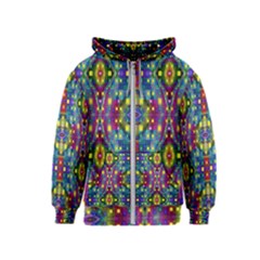 Artwork By Patrick-pattern-23 Kids  Zipper Hoodie by ArtworkByPatrick