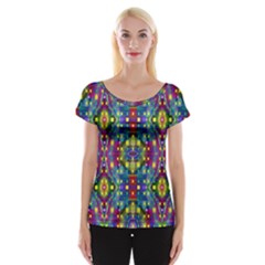 Artwork By Patrick-pattern-23 Cap Sleeve Tops by ArtworkByPatrick