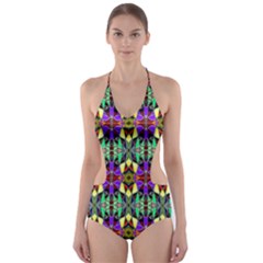 Artwork By Patrick-pattern-24 Cut-out One Piece Swimsuit by ArtworkByPatrick