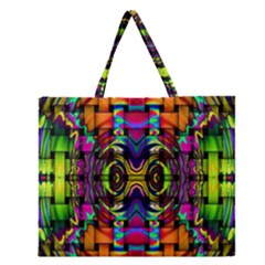  Zipper Large Tote Bag by ArtworkByPatrick