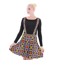 Pattern-28 Suspender Skater Skirt by ArtworkByPatrick