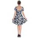 Camouflage02 Short Sleeve Bardot Dress View2