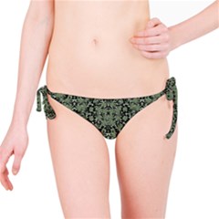 Camouflage Ornate Pattern Bikini Bottom by dflcprints