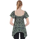 Camouflage Ornate Pattern Lace Front Dolly Top View2