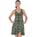 Camouflage Ornate Pattern Show Some Back Chiffon Dress View1