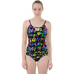 Artwork By Patrick-pattern-30 Cut Out Top Tankini Set by ArtworkByPatrick