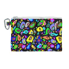 Artwork By Patrick-pattern-30 Canvas Cosmetic Bag (large)