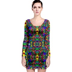 Artwork By Patrick-pattern-31 Long Sleeve Bodycon Dress by ArtworkByPatrick