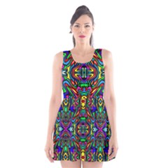 Artwork By Patrick-pattern-31 Scoop Neck Skater Dress by ArtworkByPatrick