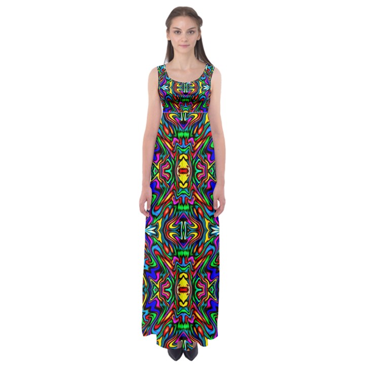 ARTWORK BY PATRICK-Pattern-31 Empire Waist Maxi Dress