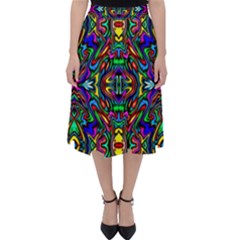 Artwork By Patrick-pattern-31 Folding Skater Skirt