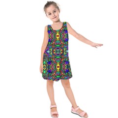 Artwork By Patrick-pattern-31 Kids  Sleeveless Dress by ArtworkByPatrick