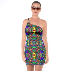 Artwork By Patrick-pattern-31 One Soulder Bodycon Dress by ArtworkByPatrick