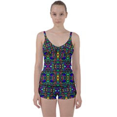 Artwork By Patrick-pattern-31 Tie Front Two Piece Tankini by ArtworkByPatrick