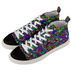 Artwork By Patrick-pattern-31 1 Men s Mid-top Canvas Sneakers