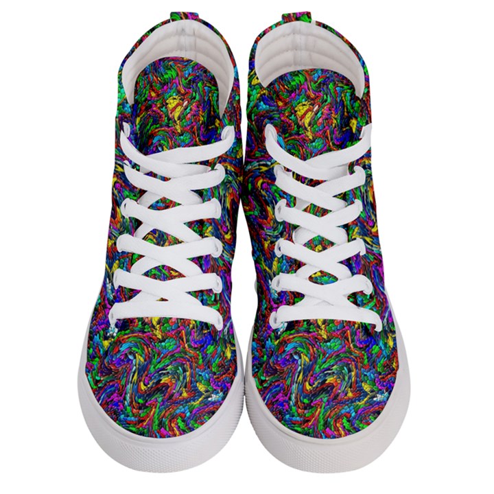 ARTWORK BY PATRICK-Pattern-31.1 Men s Hi-Top Skate Sneakers