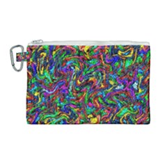 Artwork By Patrick-pattern-31 1 Canvas Cosmetic Bag (large)