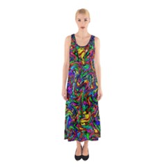 Artwork By Patrick-pattern-31 1 Sleeveless Maxi Dress by ArtworkByPatrick