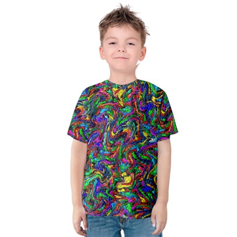 Artwork By Patrick-pattern-31 1 Kids  Cotton Tee by ArtworkByPatrick