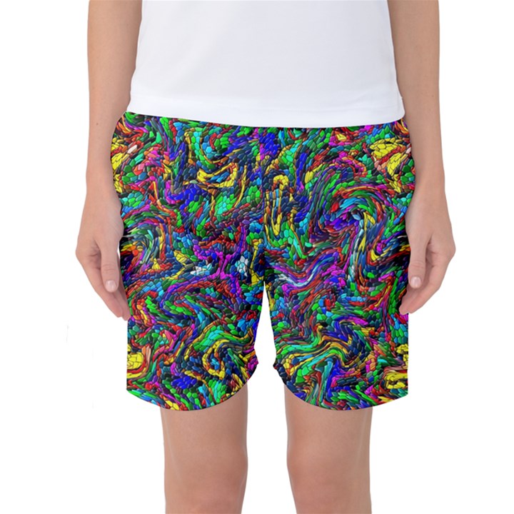 ARTWORK BY PATRICK-Pattern-31.1 Women s Basketball Shorts