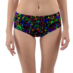 Artwork By Patrick-pattern-31 1 Reversible Mid-waist Bikini Bottoms by ArtworkByPatrick