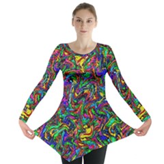 Artwork By Patrick-pattern-31 1 Long Sleeve Tunic  by ArtworkByPatrick