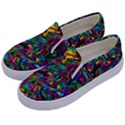 ARTWORK BY PATRICK-Pattern-31.1 Kids  Canvas Slip Ons View2