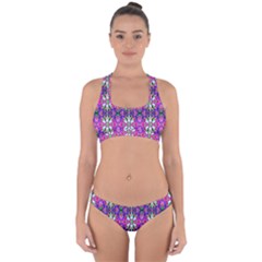 Pattern-32 Cross Back Hipster Bikini Set