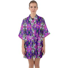 Pattern-32 Quarter Sleeve Kimono Robe