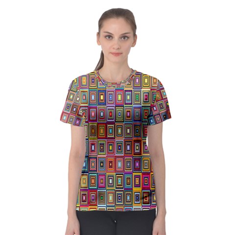 Artwork By Patrick-pattern-33 Women s Sport Mesh Tee by ArtworkByPatrick