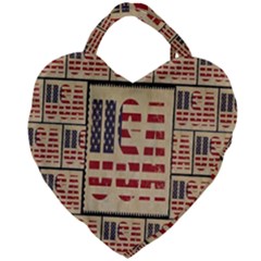 Usa Giant Heart Shaped Tote