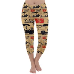 55 Chevy Capri Winter Leggings  by ArtworkByPatrick