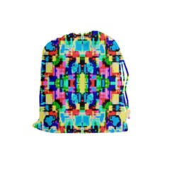 Artwork By Patrick--colorful-1 Drawstring Pouches (large)  by ArtworkByPatrick