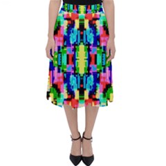 Artwork By Patrick--colorful-1 Folding Skater Skirt