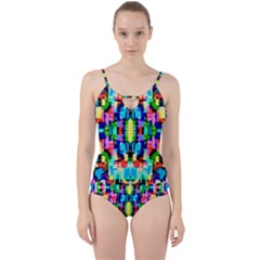 Artwork By Patrick--colorful-1 Cut Out Top Tankini Set by ArtworkByPatrick