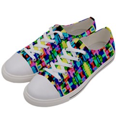 Artwork By Patrick--colorful-1 Women s Low Top Canvas Sneakers