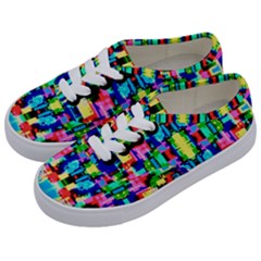 Artwork By Patrick--colorful-1 Kids  Classic Low Top Sneakers