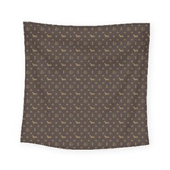 Louis Dachshund  Luxury Dog Attire Square Tapestry (Small)