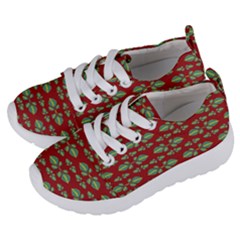 Tropical Stylized Floral Pattern Kids  Lightweight Sports Shoes