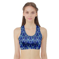 Artwork By Patrick-victorian Sports Bra With Border by ArtworkByPatrick